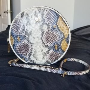 Snakeskin Print Purse